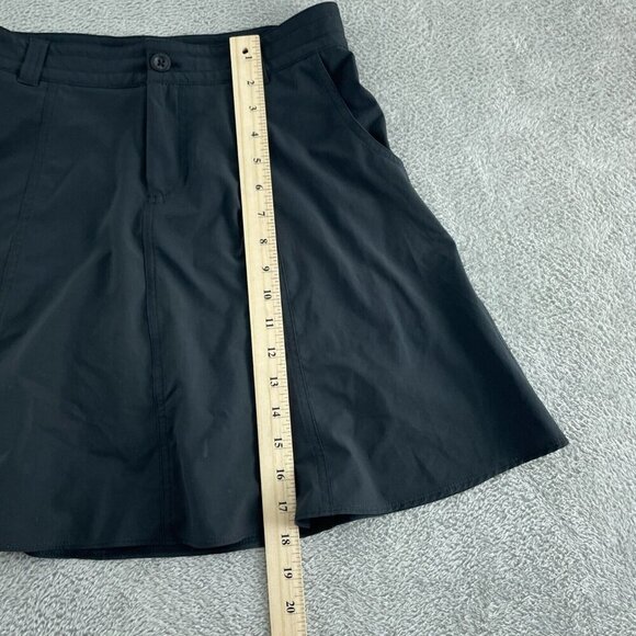 Eddie Bauer Womens Black Skort Size 6 Polyester Spandex Blend 5305 - Picture 6 of 9